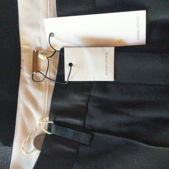 NWT Adam Lippes Wool Pants Black - Picture 4 of 16